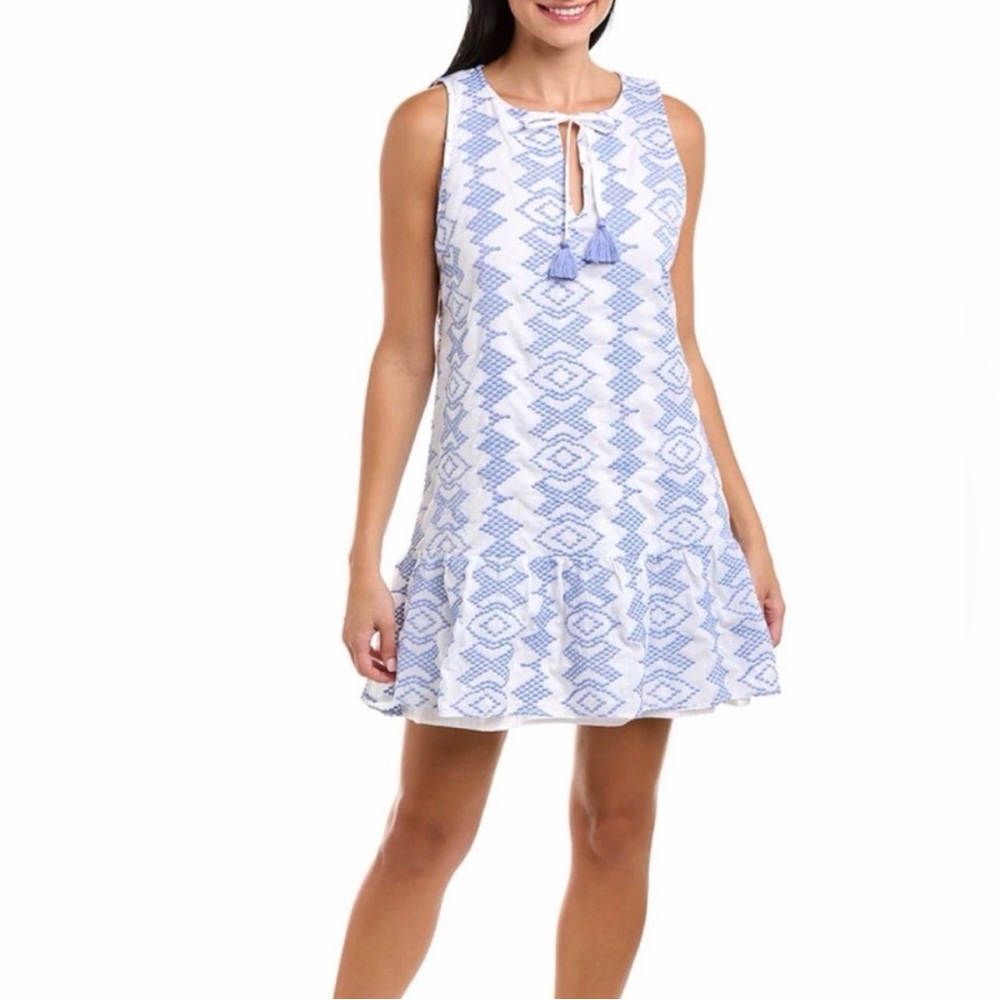Sail to Sable Ruffle Hem Mini Dress XS